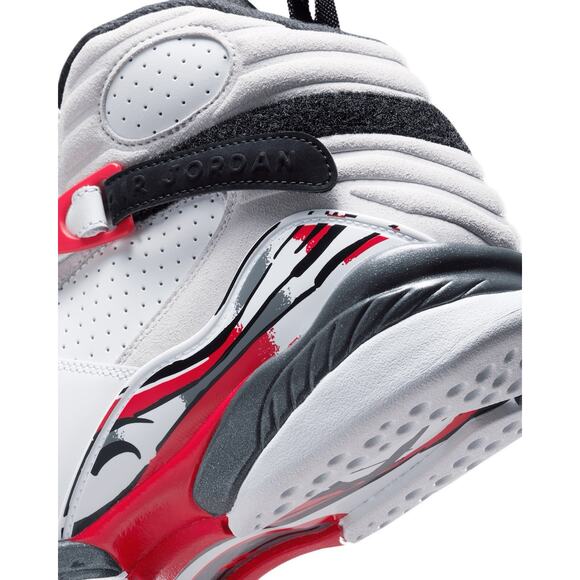 Rare Nike Air Jordan 8 Retro Bugs Bunny 2025 White True Red 305381-100 Sz 18 DS main image 6